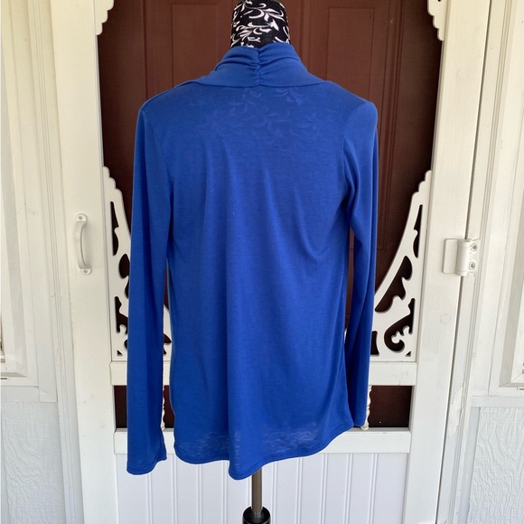 Free To Live Faux Wrap Draped Top Long Sleeve Size Medium - Picture 2 of 14
